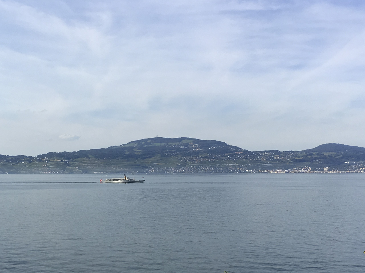 Historic steam boat, St-Gingolphe, Vaud, Switzerland