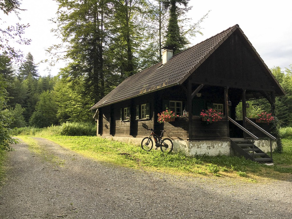 Hütte im Schwarzwald, Neckar, Deutschland