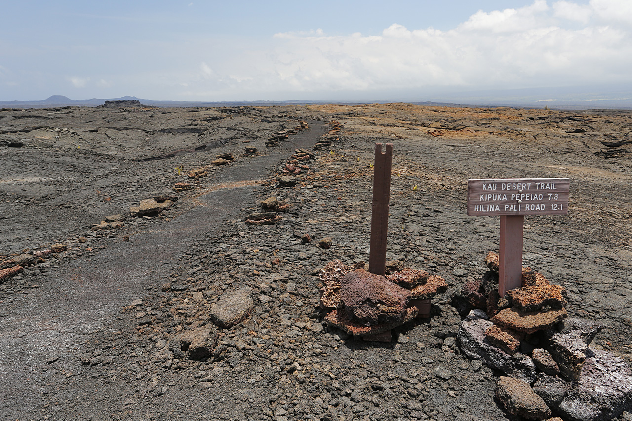 Hiking the Ka'u Desert, Hawai'i Volcanoes National Park, Big Island