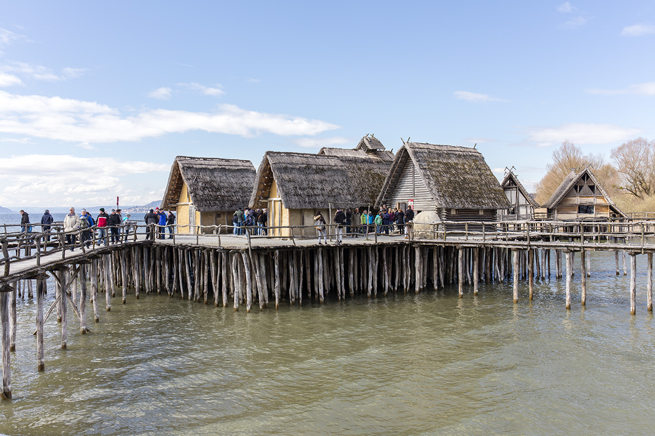 The neolithic lake dwellings of Unteruhldingen, Lake Constance, Germany