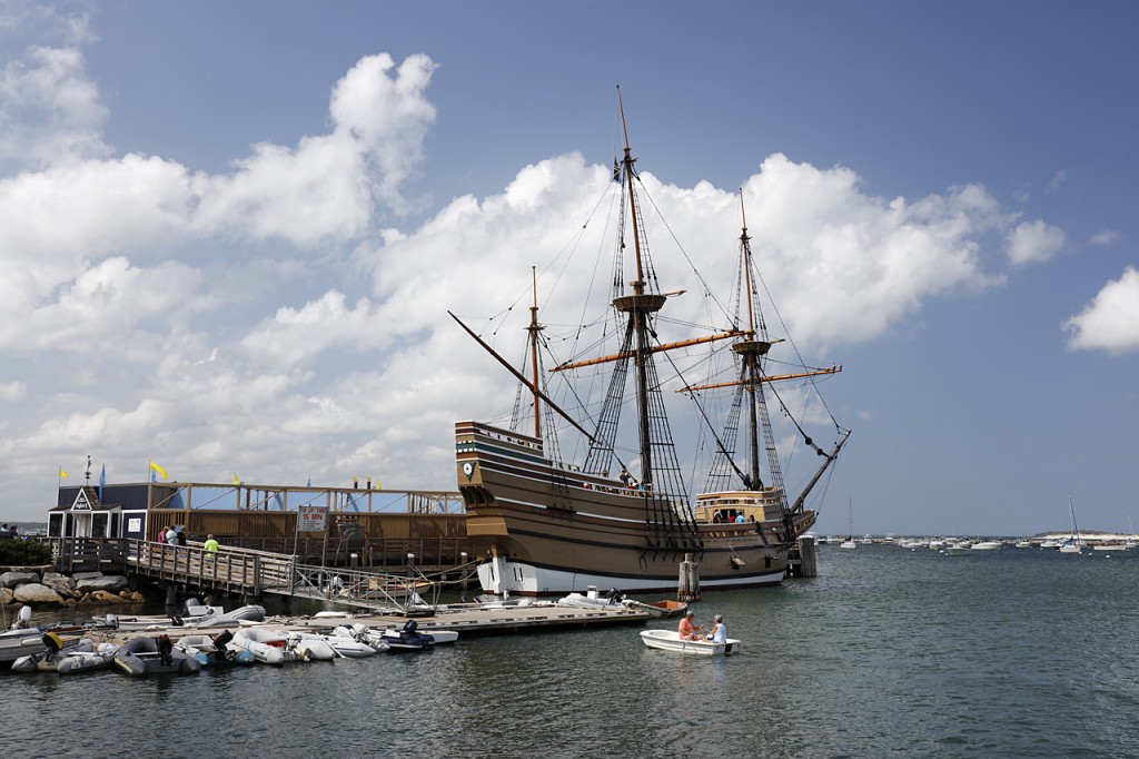The Mayflower II reconstruction at Plymouth Harbor
