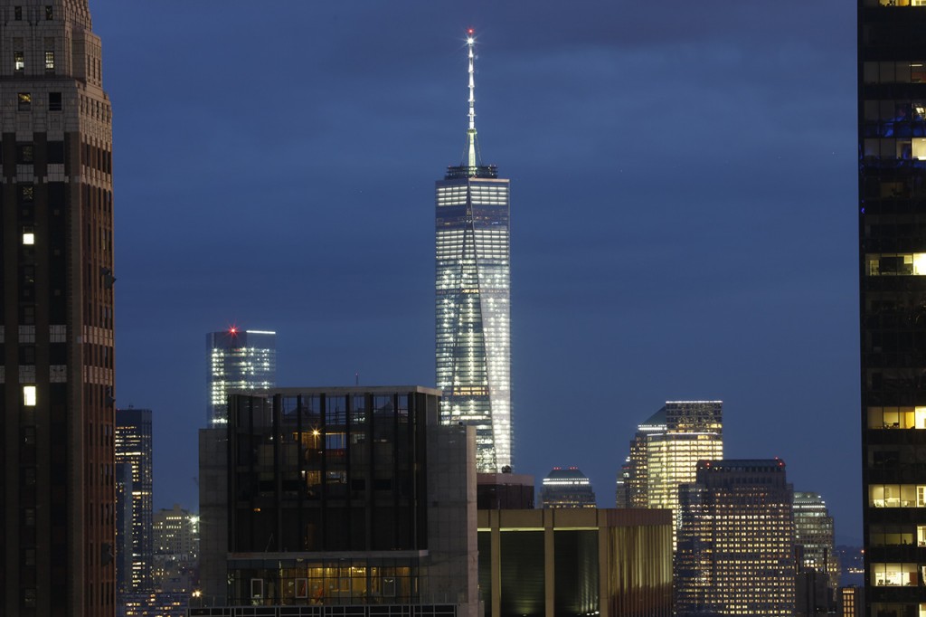 One World Trade Center View from across Midtown