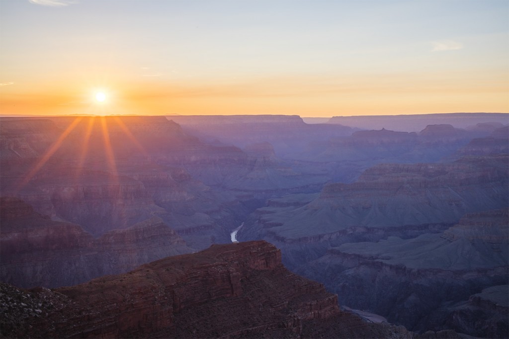 Sunset over Hopi Point, Grand Canyon