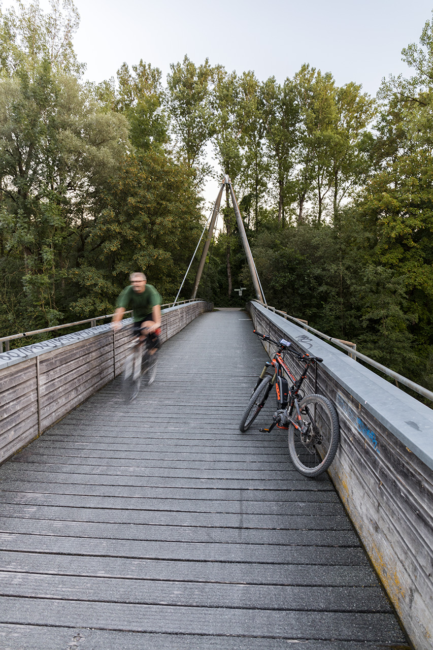 Isar bridge, Munich, Bavaria, Germany