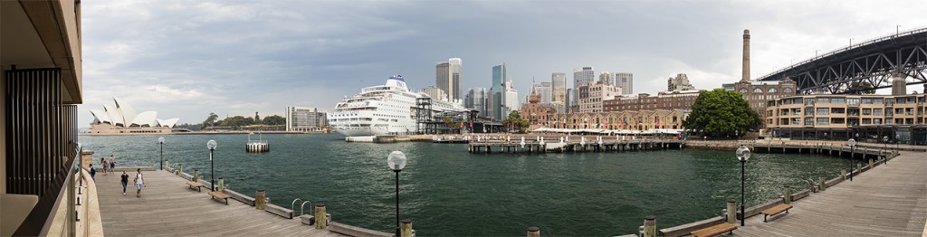 Sydney Harbor from Park Hyatt Hotel, Sydney, NSW, Australia