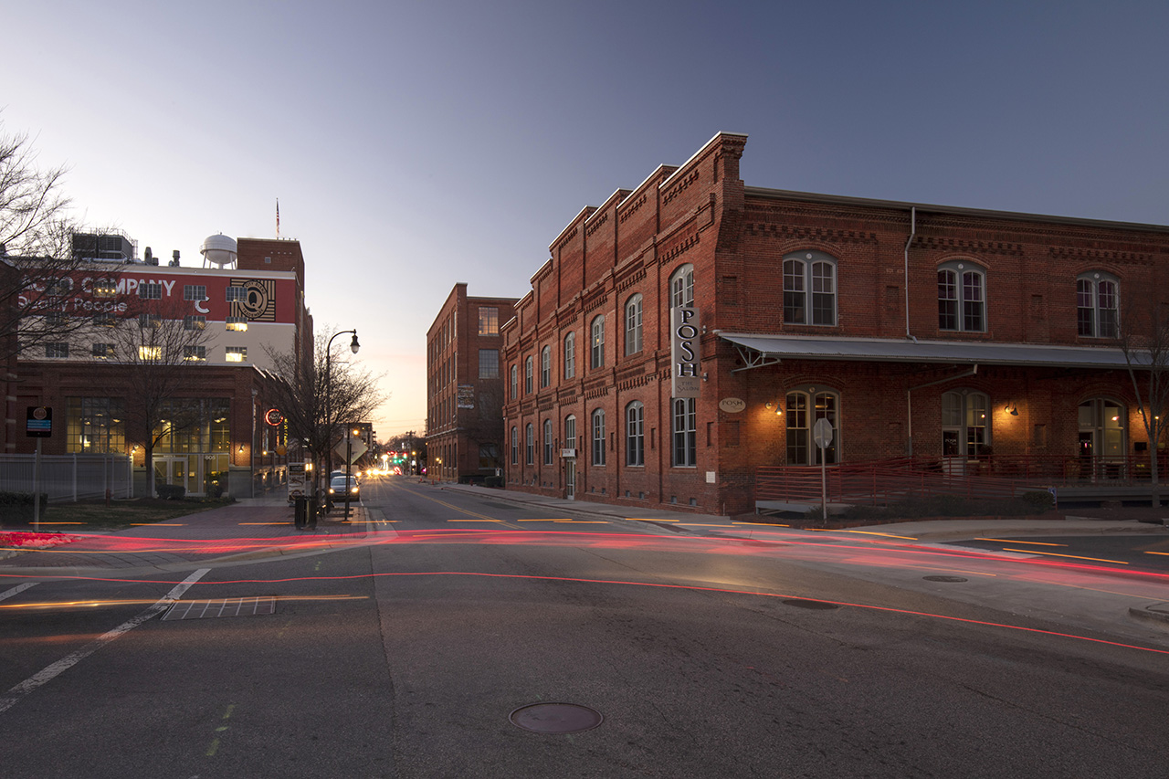 West Village and Main Street, Durham, North Carolina, USA