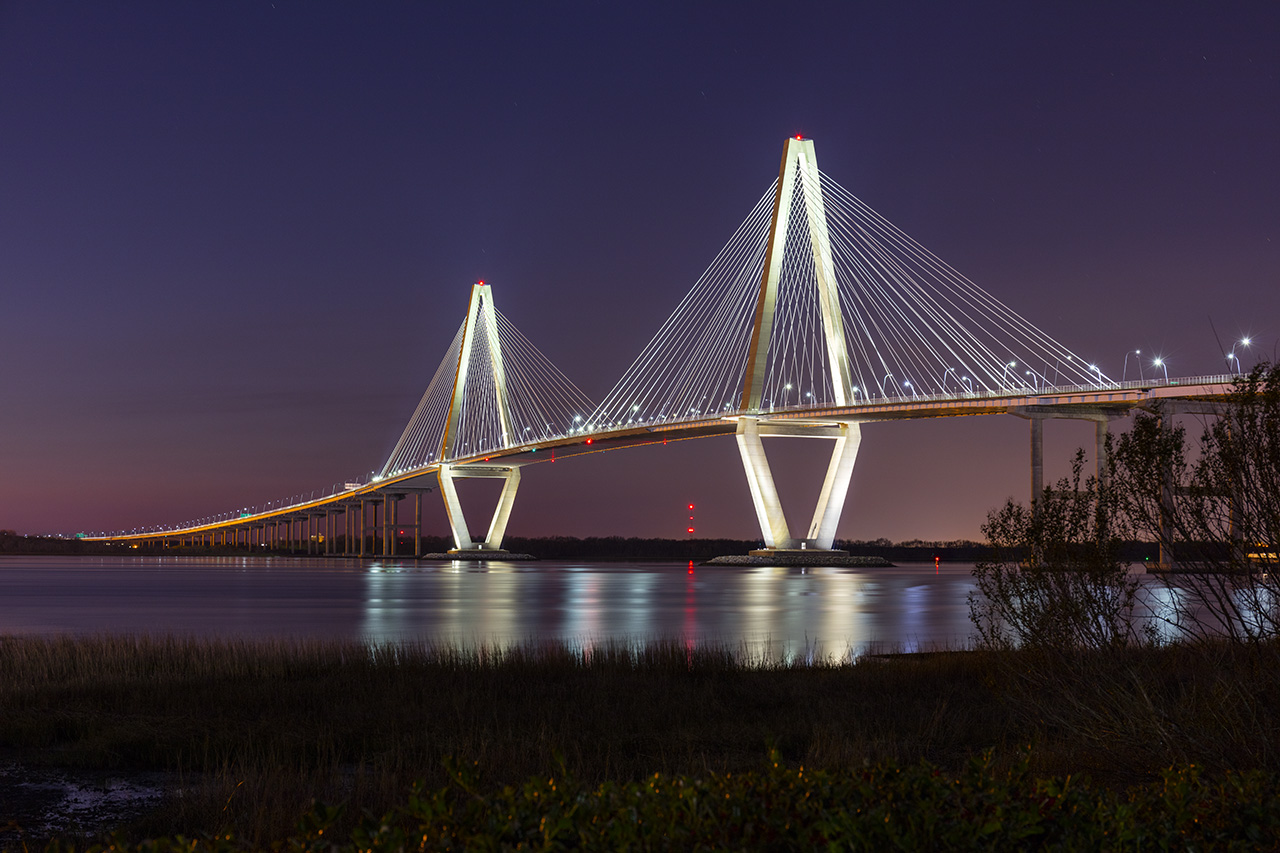 Arthur Ravenel Jr. Bridge across the Cooper River, Charleston, South Carolina, USA