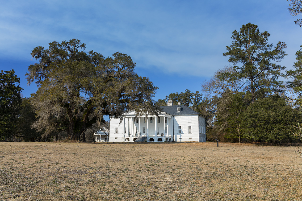 historic Hampton Plantation and main building, South Carolina, USA