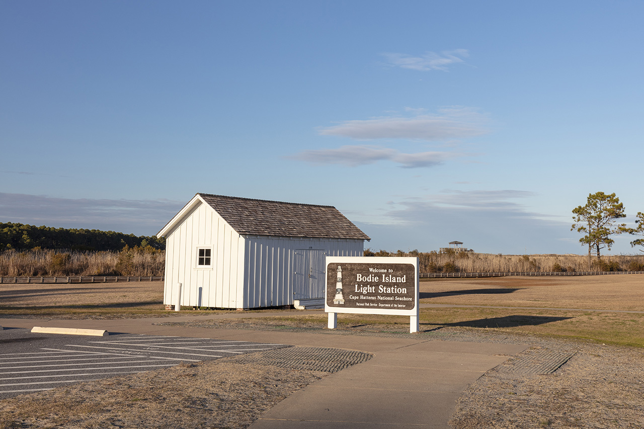 Bodie Island Light Station, Leuchtturm in den Outer Banks, North Carolina, USA