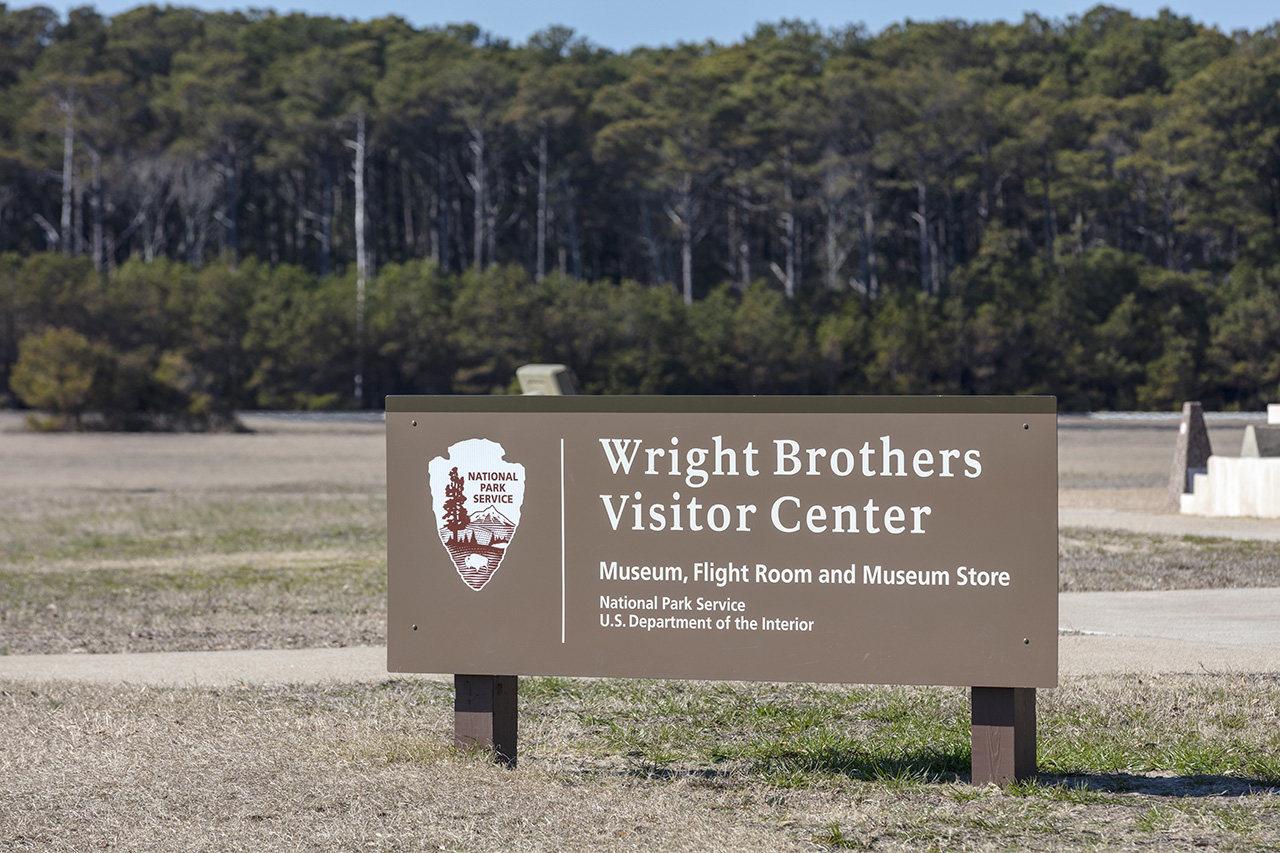 Tafel, Besucherzentrum, Wright Brothers Visitor Center, Wright B