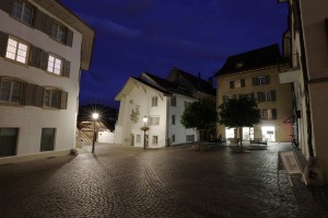 Hauptgasse und Salzhüsliweg, an der alten Holzbrücke, Altstadt von Olten, Solothurn, Schweiz