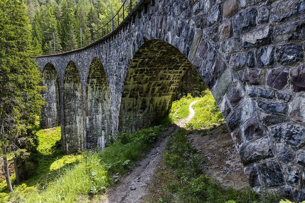 Viaduct near Filisur, Graubünden, Schweiz