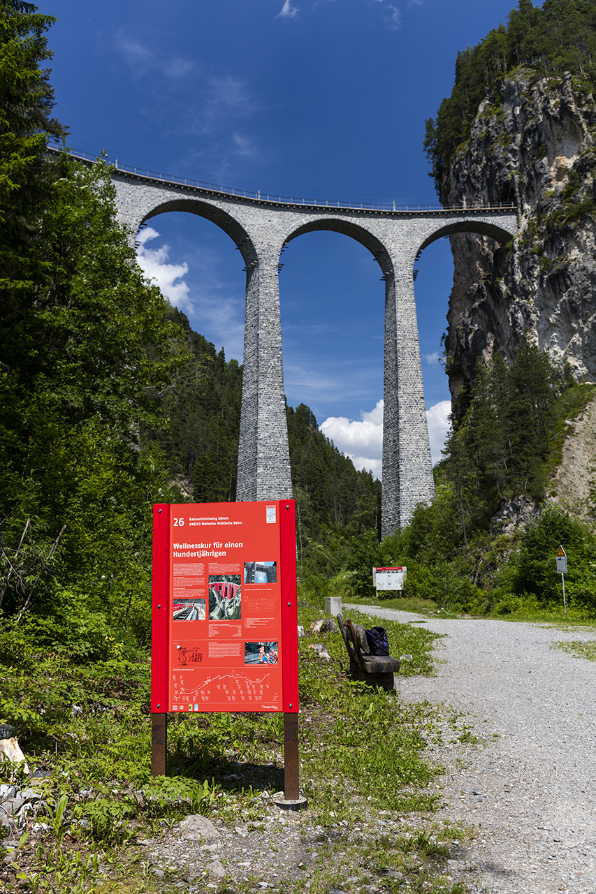 Landwasserviadukt, Filisur, Graubünden, Schweiz