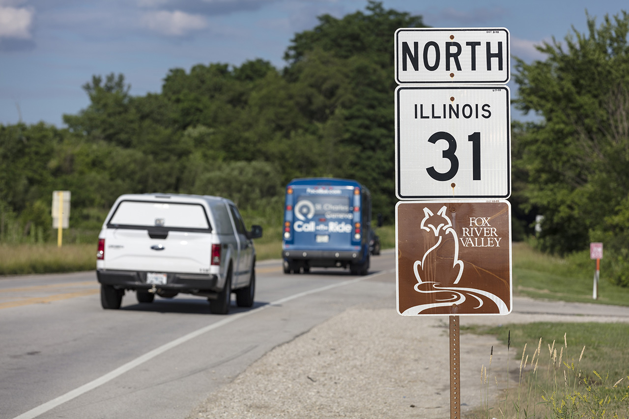 Fox River Valley, Illinois Staatsstrasse 31, USA