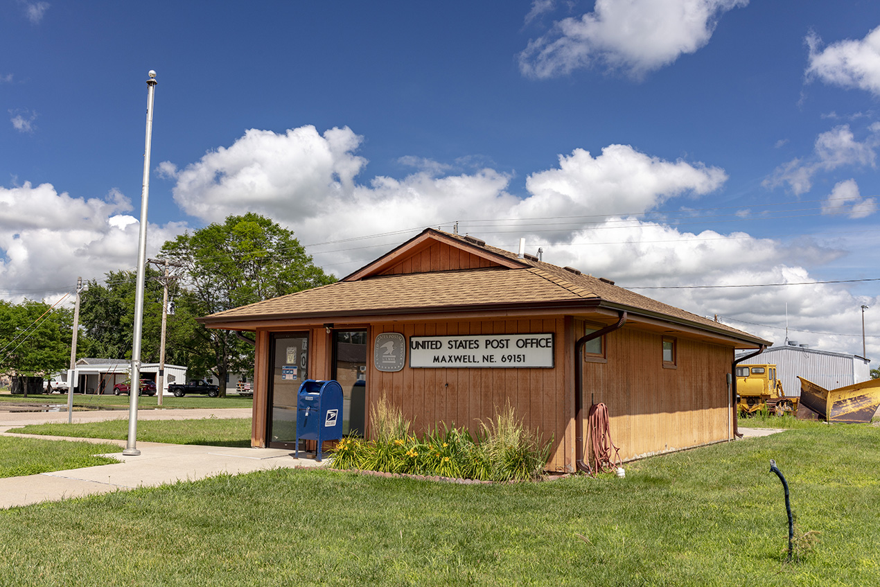 Post Office, Maxwell, Nebraska, USA