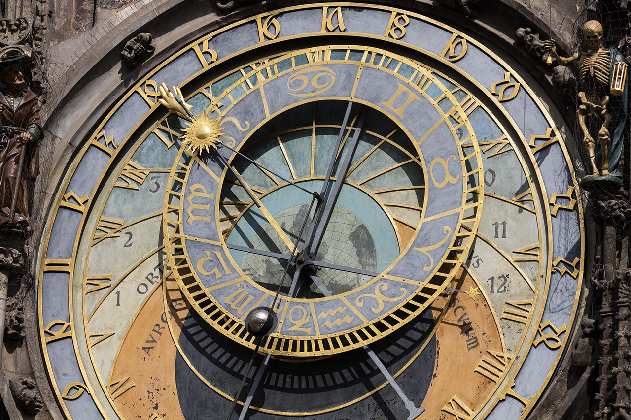 Astronomical clock, Prague, CZ