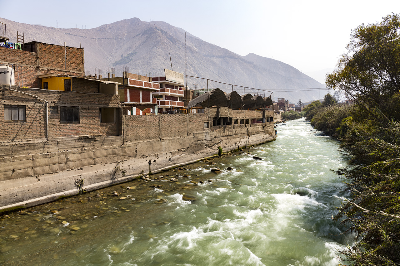 The Rimac River, Chosica, Lima, Peru