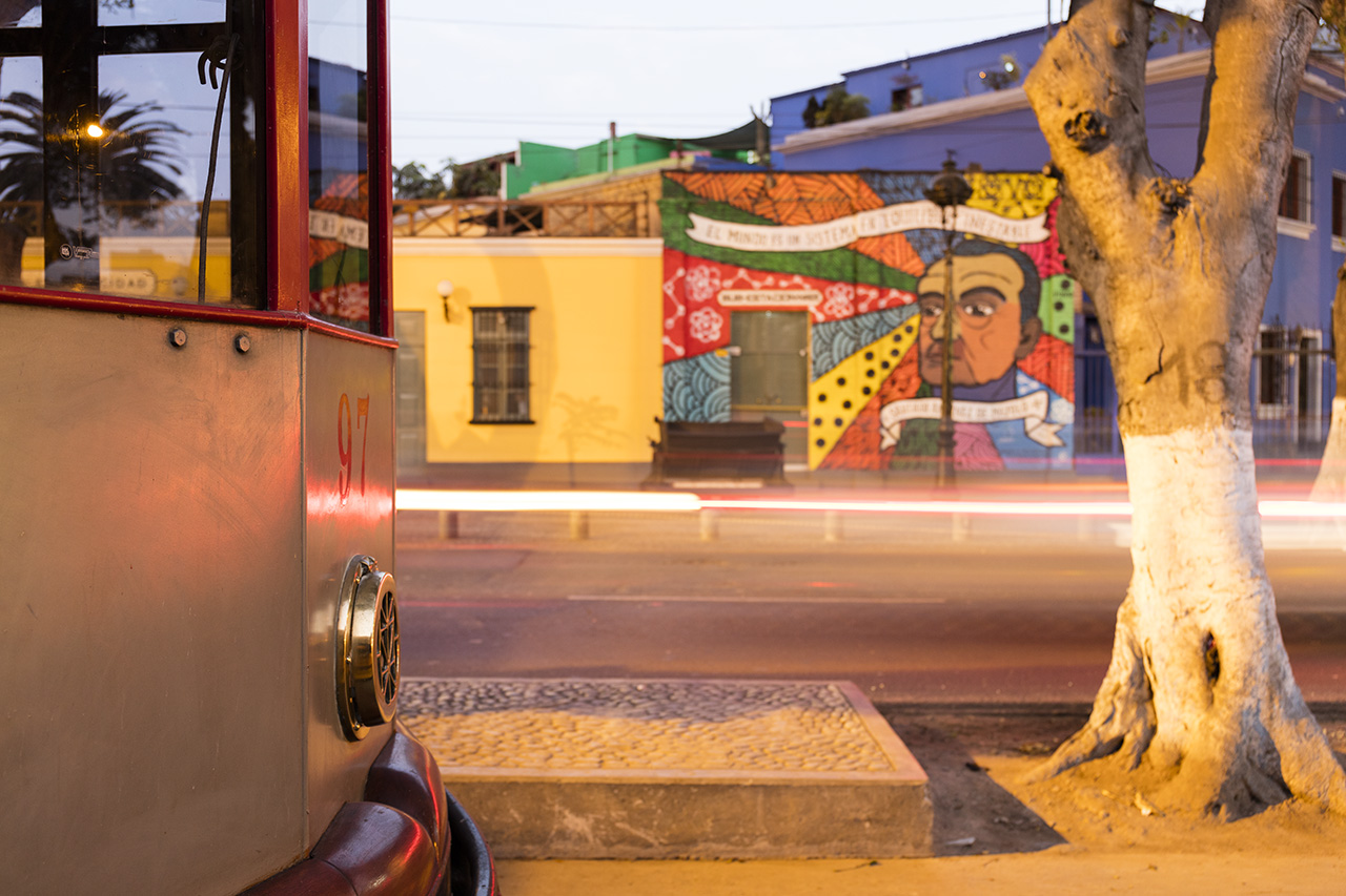 Historic Tram and Museo de la Electricidad, Barranco, Lima, Peru