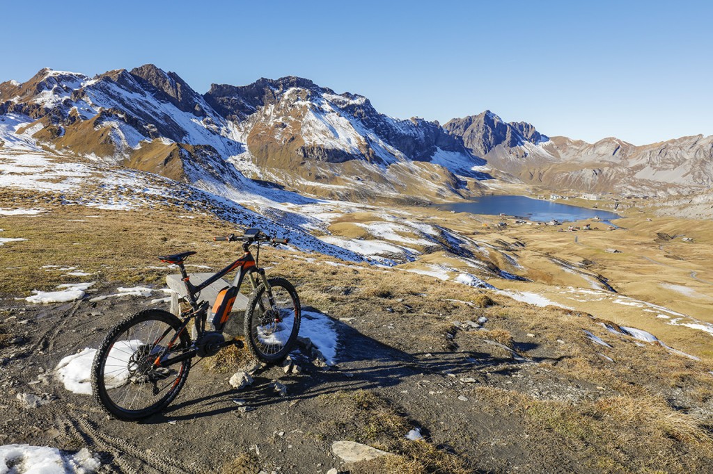 View to Melchsee Frutt, Obwalden, Switzerland