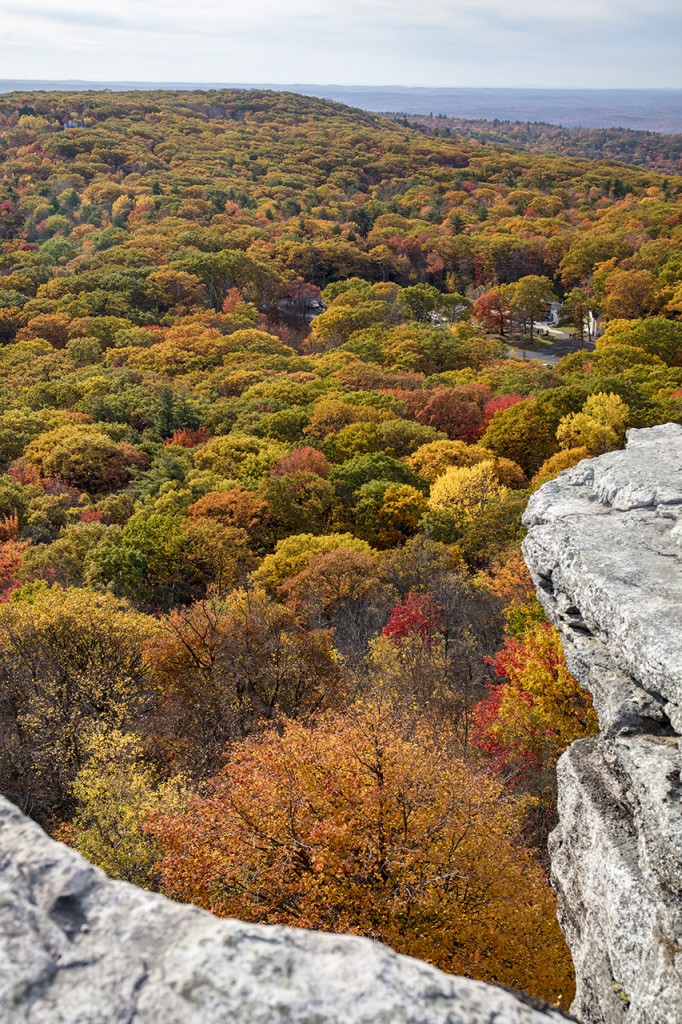 View from Sam's Point, Catskills, New York, USA