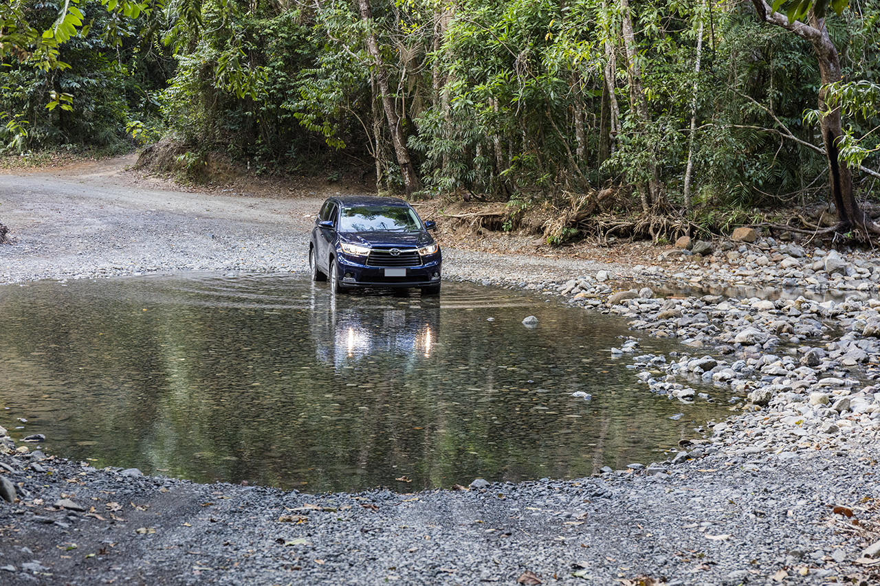 First river crossing, Bloomfield track, Queensland, Australia