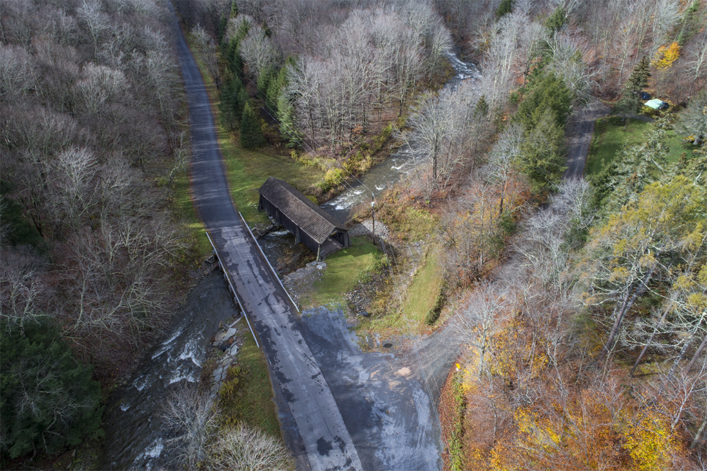 Millbrook covered bridge, Margaretville, New York