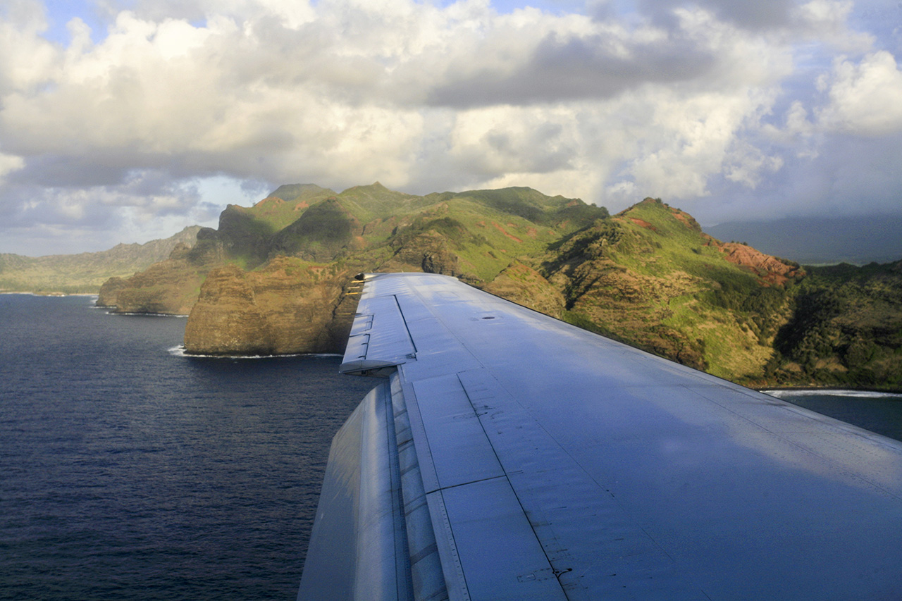 Final Approach into Kaua'i