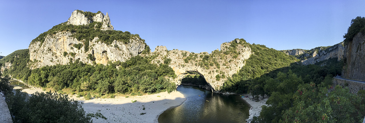 Famous Pont d'Arc, l'Ardèche, France