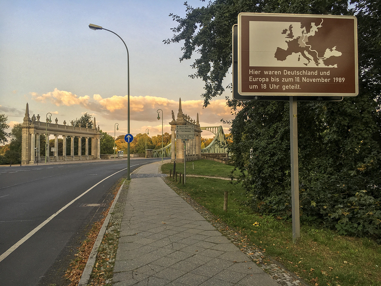 Deutsch-Deutsche Grenze zwischen Potsdam und Berlin, Brandenburg, Deutschland