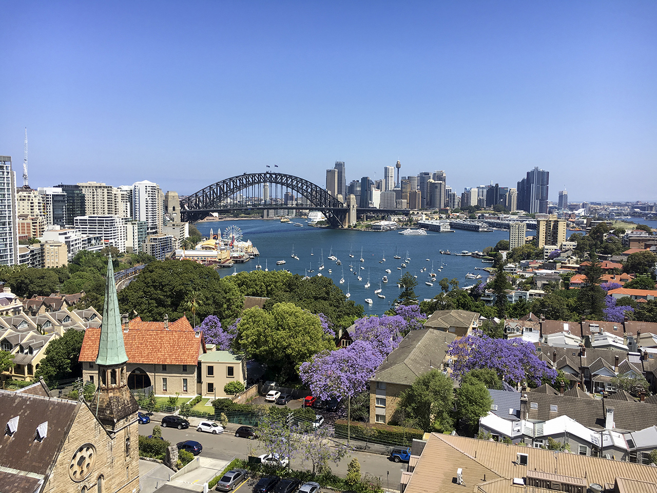 Lavender Bay and harbor, Sydney, New South Wales, Australia