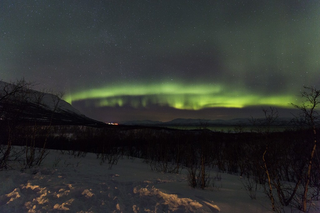 Northern Lights at Abisko, Swedish Lappland