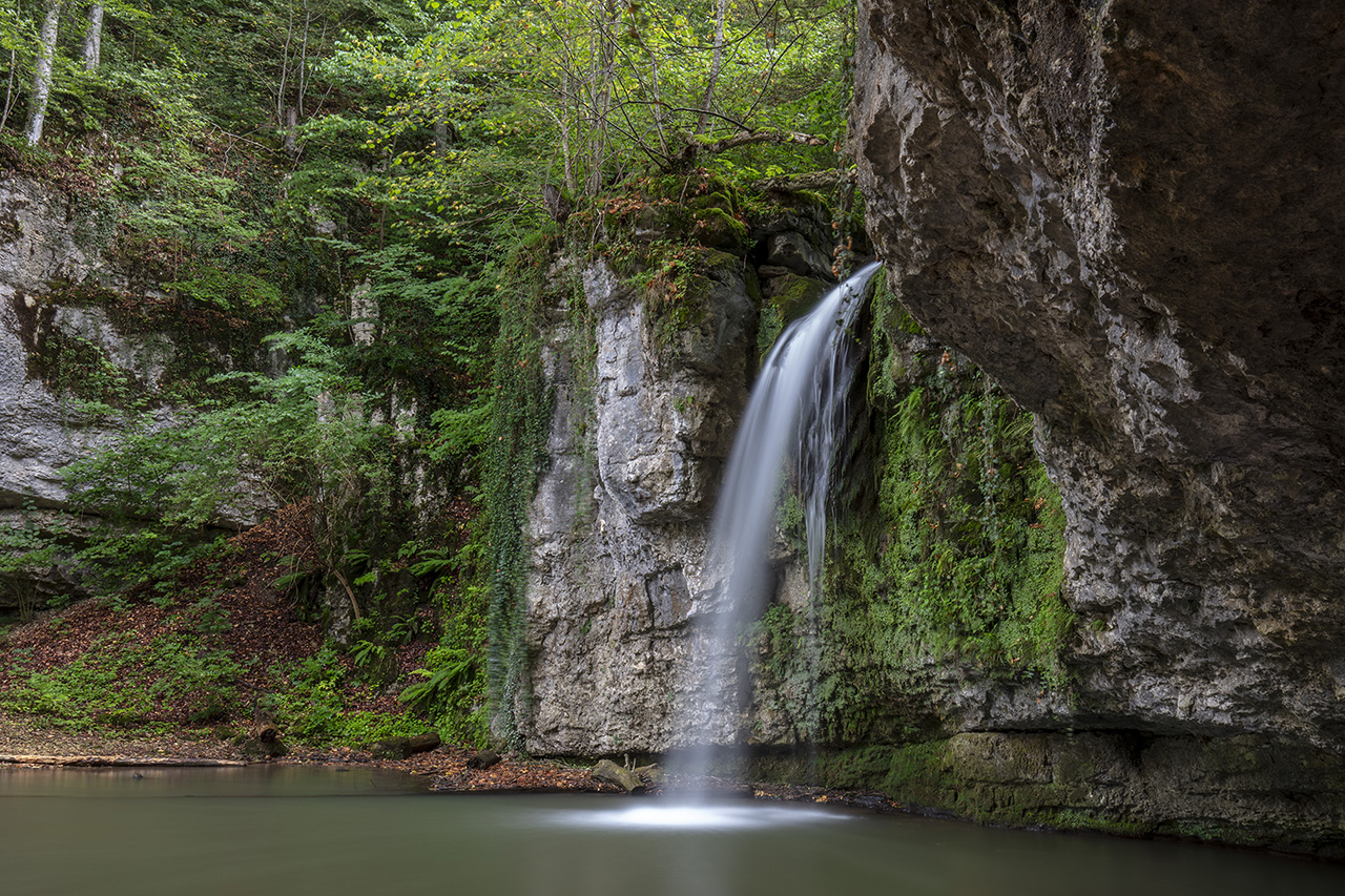 Wasserfall Giessen, Kilchberg, Zeglingen, Basel-Landschaft, Schweiz
