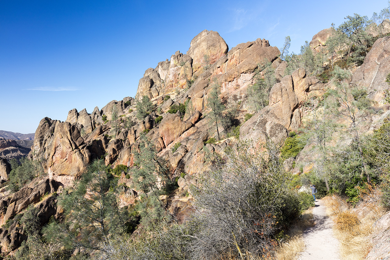 High Peaks rock formation, Pinnacles National Park, California, USA