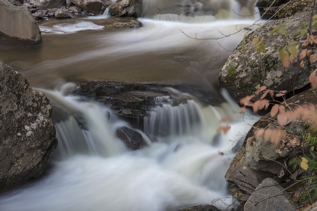 Kaaterskill Creek just below the Falls, Hunter, New York, USA