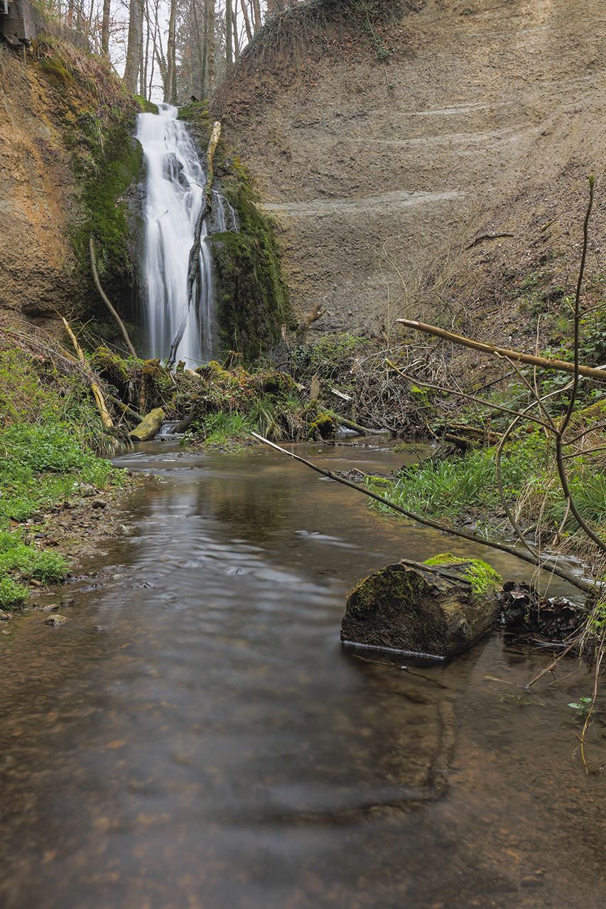 Farenbach Wasserfall, Elgg bei Winterthur, Zürich, Schweiz