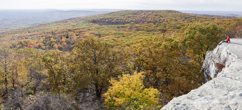 Panorama in the Catskills, New York, USA